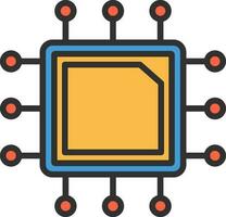 Chip Vector Icon Design
