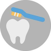 Cleaning Tooth Vector Icon Design