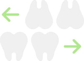 Teeths Vector Icon Design
