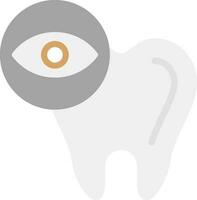 diseño de icono de vector de chequeo dental