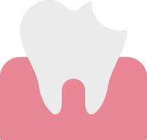 Dental Caries Vector Icon Design