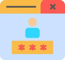 Login Vector Icon Design