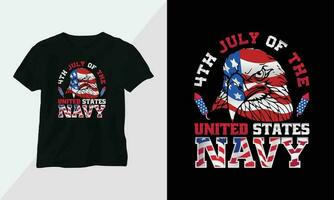 USA independence day lettering written with artistic calligraphic fonts and decorated with graphics vector