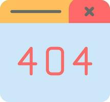 404 Error Vector Icon Design