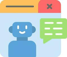 Chatbot Vector Icon Design