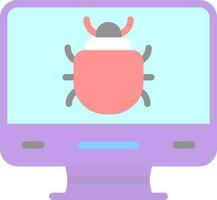 Computer Bug Vector Icon Design