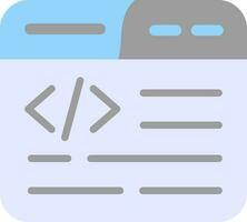 Web Coding Vector Icon Design