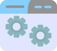 Website Setting Vector Icon Design