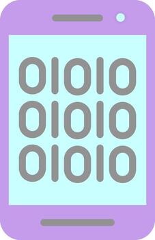 Binary Code Vector Icon Design