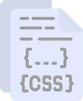 Css File Vector Icon Design