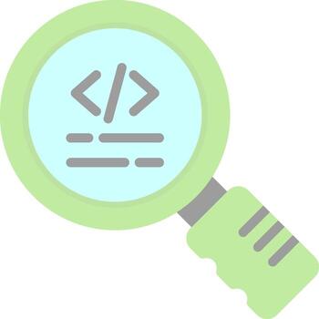 Quick Review Code Vector Icon Design