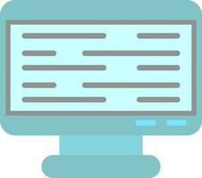 Monitor Screen Vector Icon Design
