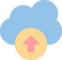 Cloud Upload Vector Icon Design