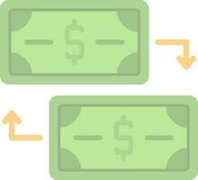 Money Exchange Vector Icon Design