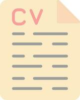 CV Vector Icon Design