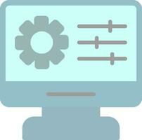 Web Management Vector Icon Design