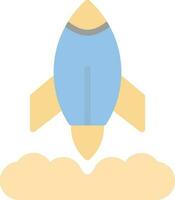 Rocket Launch Vector Icon Design