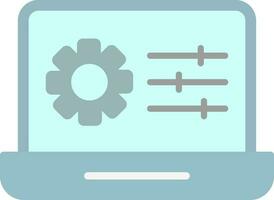 Web Management Vector Icon Design