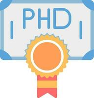 Phd Vector Icon Design