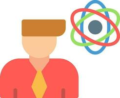 Researcher Vector Icon Design