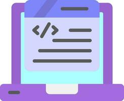 Coding Vector Icon Design