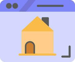 Home Page Vector Icon Design