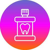 Mouthwash Vector Icon Design