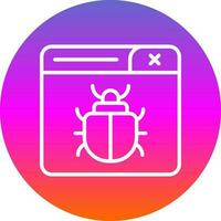Bug Vector Icon Design