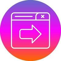 Next Page Vector Icon Design