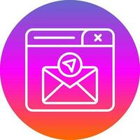 Send Mail Vector Icon Design