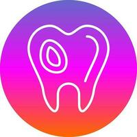 Caries Vector Icon Design