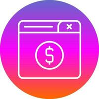 Online Payment Vector Icon Design