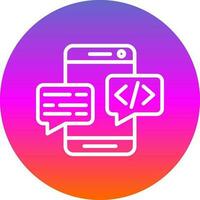 Conversation Vector Icon Design