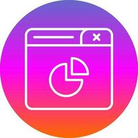 Chart Vector Icon Design