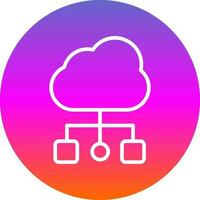 Cloud Computing Vector Icon Design