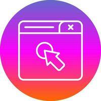 Click Vector Icon Design