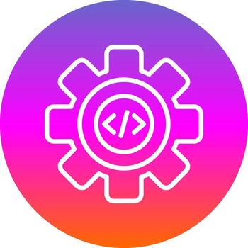 codificación vector icono diseño