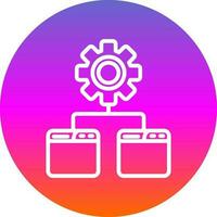 Batch Processing Vector Icon Design