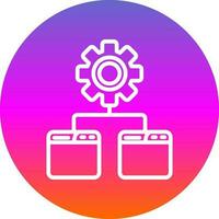 Batch Processing Vector Icon Design