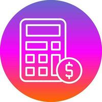 diseño de icono de vector de calculadora