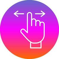 Swipe Vector Icon Design