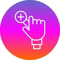 Zoom In Vector Icon Design