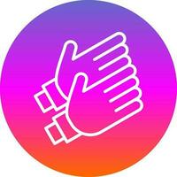 Clapping Vector Icon Design