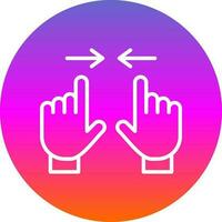 Zoom In Vector Icon Design