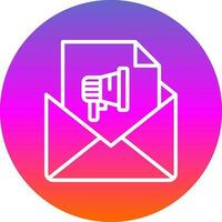 Email Marketing Vector Icon Design