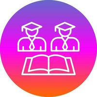 Alumni Vector Icon Design