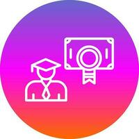 Postgraduate Vector Icon Design