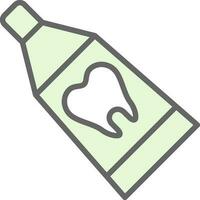 Toothpaste Vector Icon Design