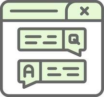 Forum Vector Icon Design