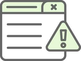 Warning Vector Icon Design